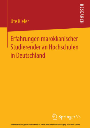 Erfahrungen marokkanischer Studierender an Hochschulen in Deutschland