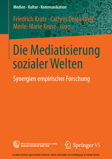 Die Mediatisierung sozialer Welten main product photo