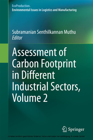 Assessment of Carbon Footprint in Different Industrial Sectors, Volume 2 main product photo