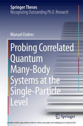 Probing Correlated Quantum Many-Body Systems at the Single-Particle Level