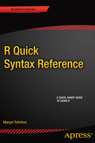 R Quick Syntax Reference main product photo