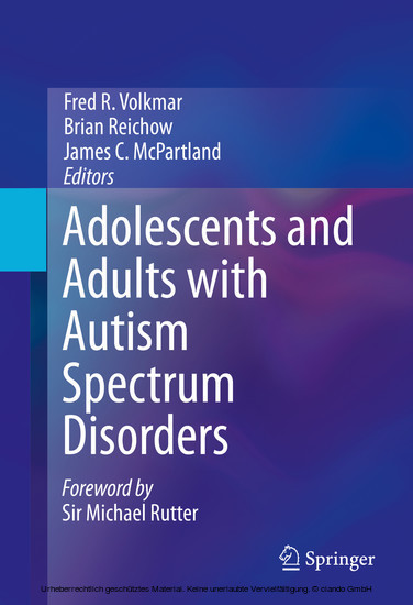 Adolescents and Adults with Autism Spectrum Disorders main product photo