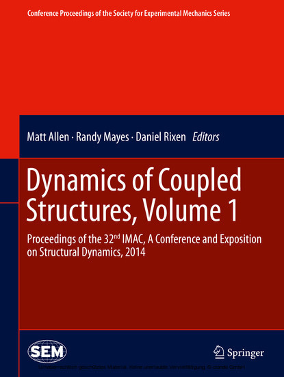 Dynamics of Coupled Structures, Volume 1 main product photo