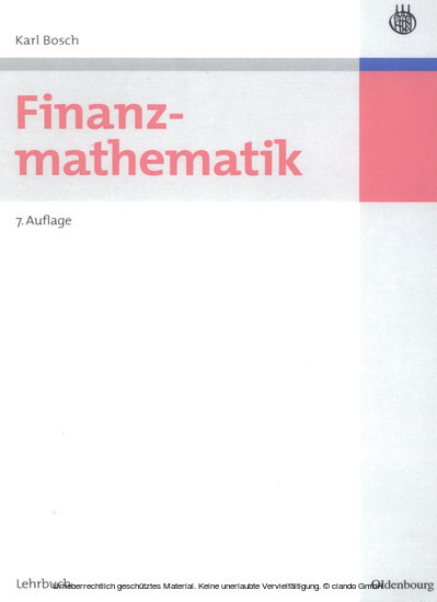 Finanzmathematik main product photo