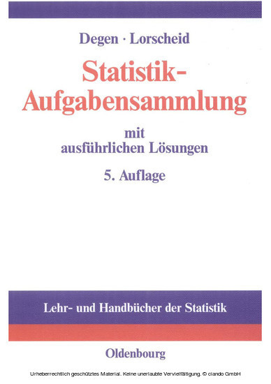 Statistik-Aufgabensammlung mit ausführlichen Lösungen main product photo