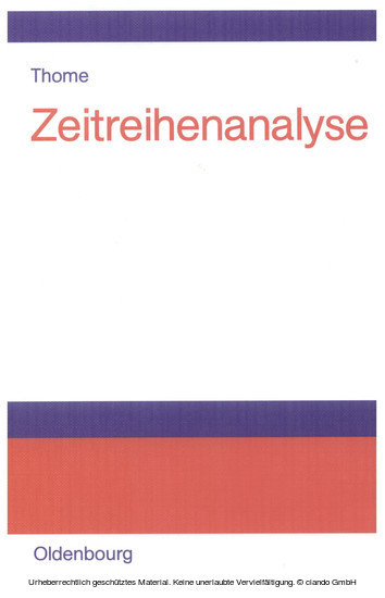 Zeitreihenanalyse main product photo