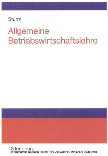 Allgemeine Betriebswirtschaftslehre main product photo
