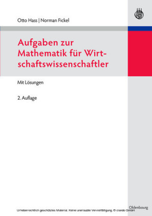 Aufgaben zur Mathematik für Wirtschaftswissenschaftler