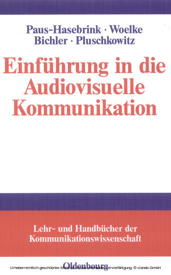 Einführung in die Audiovisuelle Kommunikation main product photo