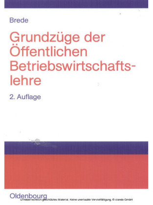 Grundzüge der Öffentlichen Betriebswirtschaftslehre