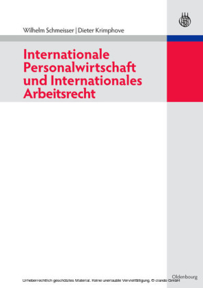 Internationale Personalwirtschaft und Internationales Arbeitsrecht