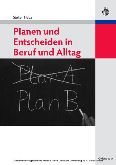 Planen und Entscheiden in Beruf und Alltag main product photo