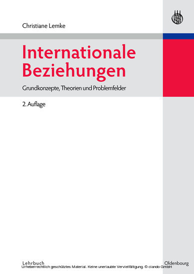 Internationale Beziehungen main product photo