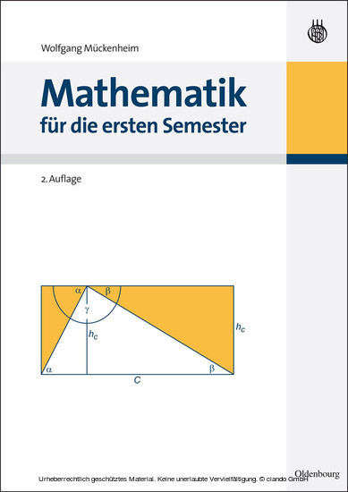 Mathematik für die ersten Semester main product photo