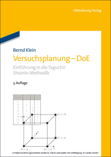 Versuchsplanung - DoE main product photo