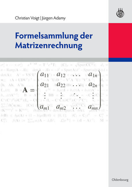 Formelsammlung der Matrizenrechnung main product photo