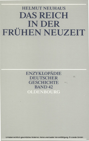 Das Reich in der Frühen Neuzeit main product photo