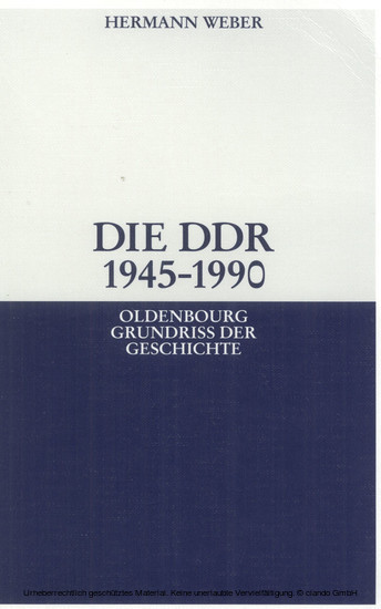 Die DDR 1945-1990 main product photo