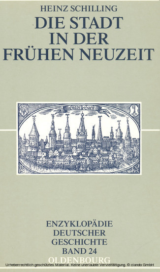 Die Stadt in der Frühen Neuzeit main product photo