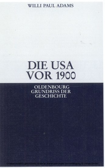 Die USA vor 1900 main product photo