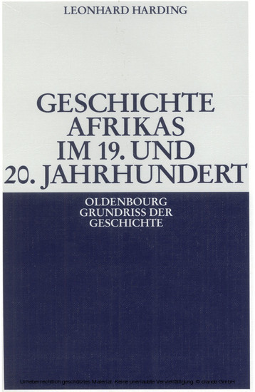 Geschichte Afrikas im 19. und 20. Jahrhundert main product photo