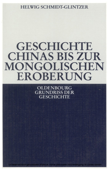 Geschichte Chinas bis zur mongolischen Eroberung 250 v.Chr.-1279 n.Chr. main product photo