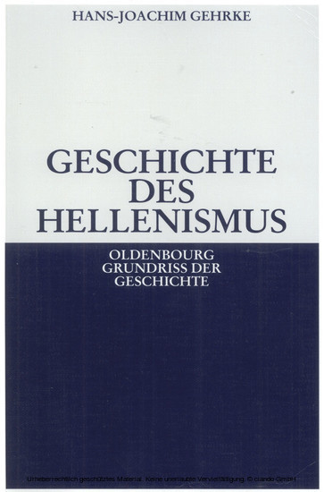 Geschichte des Hellenismus main product photo