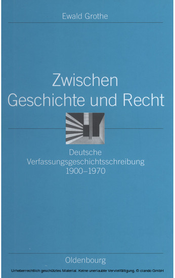Zwischen Geschichte und Recht main product photo