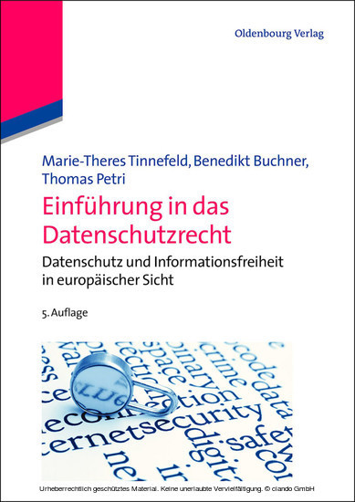Einführung in das Datenschutzrecht main product photo