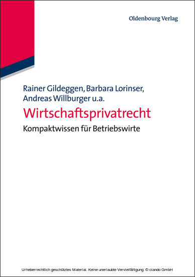 Wirtschaftsprivatrecht main product photo