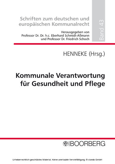 Kommunale Verantwortung für Gesundheit und Pflege main product photo