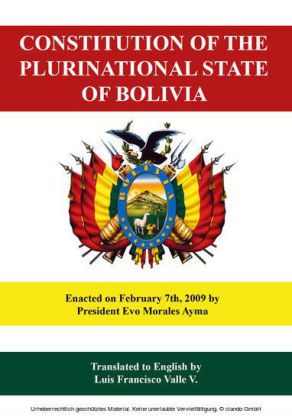 Constitution of the Plurinational State of Bolivia
