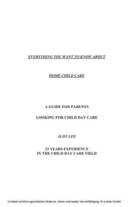 Everything You Want to Know About Home Child Care