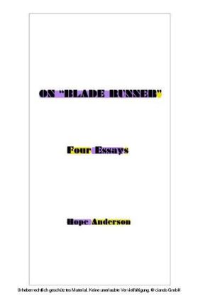 On 'Blade Runner'