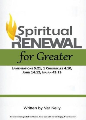 Spiritual Renewal for Greater