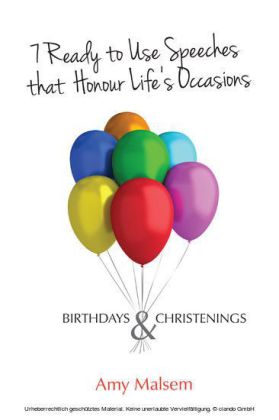 7 Ready to Use Speeches that Honour Life's Occasions