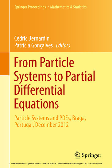 From Particle Systems to Partial Differential Equations main product photo