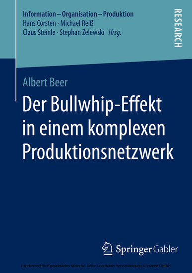 Der Bullwhip-Effekt in einem komplexen Produktionsnetzwerk main product photo