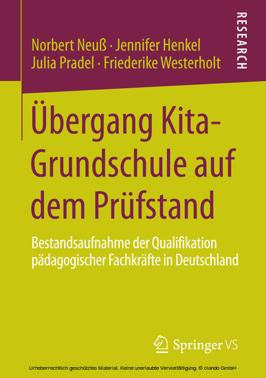 Übergang Kita-Grundschule auf dem Prüfstand main product photo