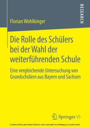 Die Rolle des Schülers bei der Wahl der weiterführenden Schule