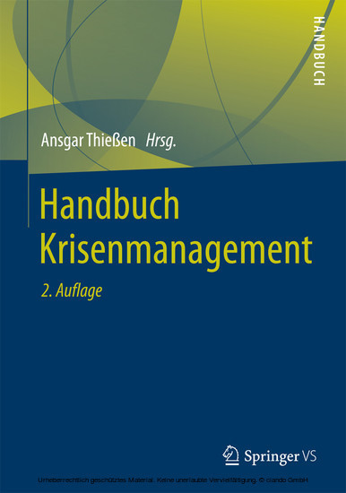Handbuch Krisenmanagement main product photo