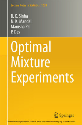 Optimal Mixture Experiments