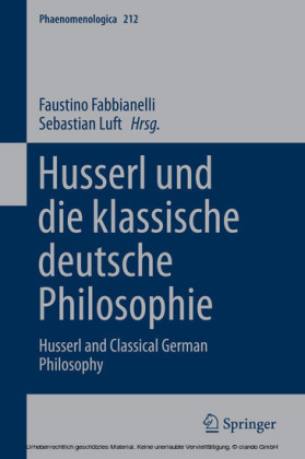 Husserl und die klassische deutsche Philosophie