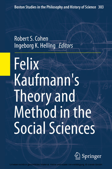 Felix Kaufmann's Theory and Method in the Social Sciences main product photo