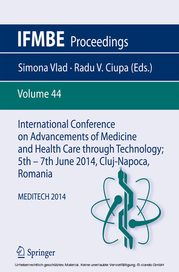 International Conference on Advancements of Medicine and Health Care through Technology; 5th - 7th June 2014, Cluj-Napoca, Romania main product photo