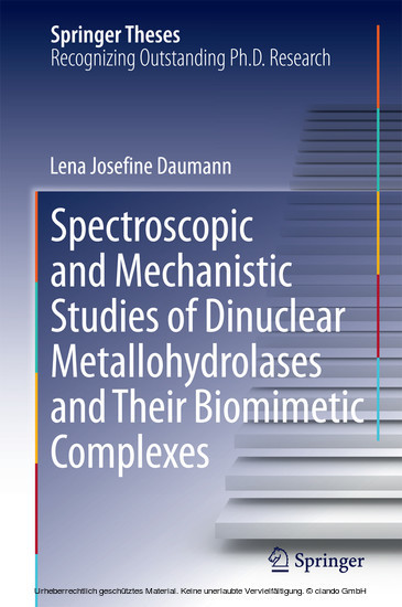 Spectroscopic and Mechanistic Studies of Dinuclear Metallohydrolases and Their Biomimetic Complexes main product photo