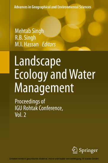 Landscape Ecology and Water Management main product photo