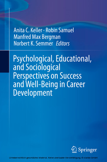 Psychological, Educational, and Sociological Perspectives on Success and Well-Being in Career Development main product photo