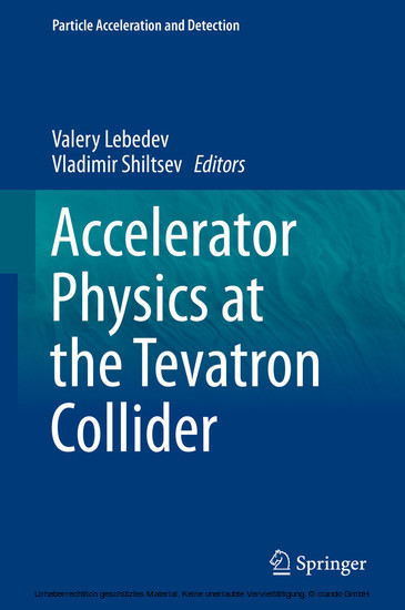 Accelerator Physics at the Tevatron Collider main product photo
