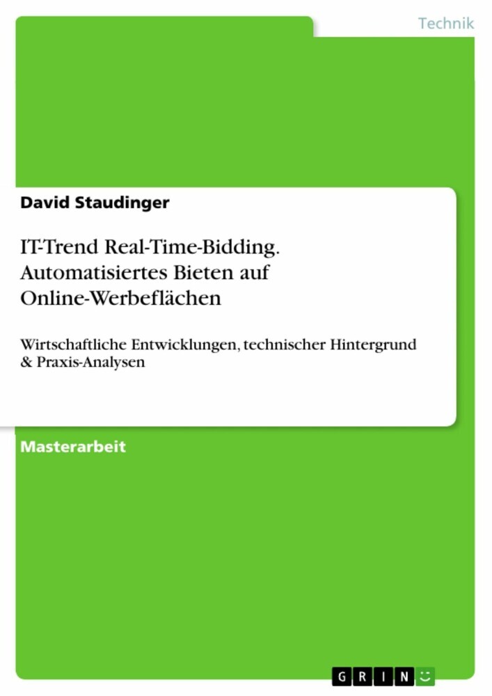 IT-Trend Real-Time-Bidding. Automatisiertes Bieten auf Online-Werbeflächen main product photo